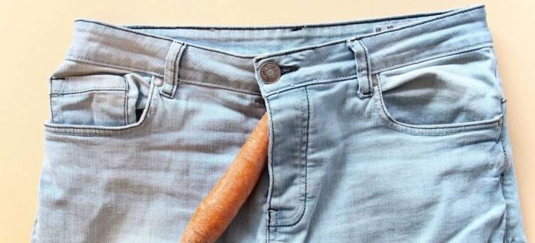korenje simbolizira penis, povečan s sodo